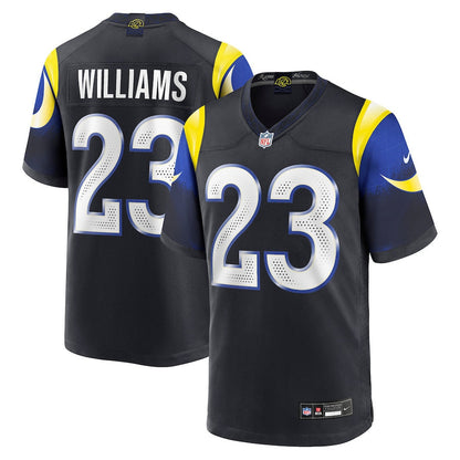 Kyren Williams 23 Los Angeles Rams 2025 Rivalries Collection Game Men Jersey - Midnight Blue