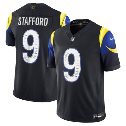 Matthew Stafford 9 Los Angeles Rams 2025 Rivalries Collection Limited Men Jersey - Midnight Blue