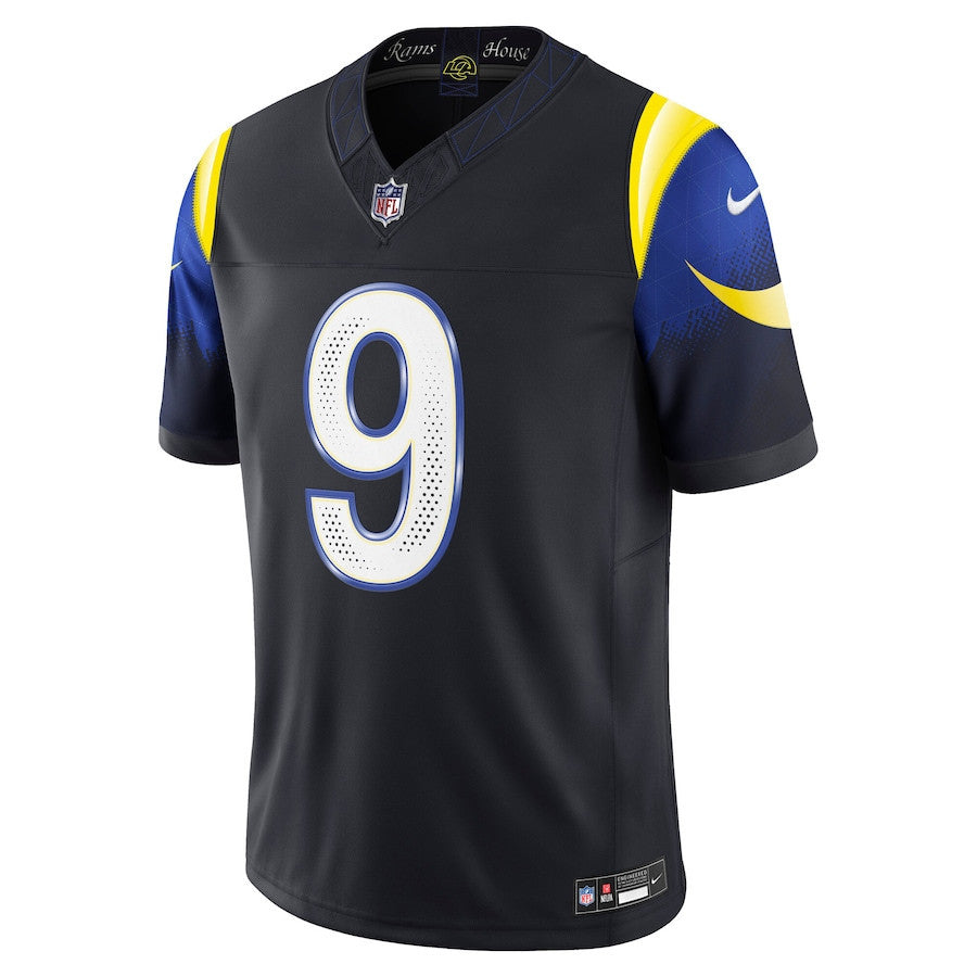 Matthew Stafford 9 Los Angeles Rams 2025 Rivalries Collection Limited Men Jersey - Midnight Blue