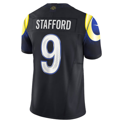 Matthew Stafford 9 Los Angeles Rams 2025 Rivalries Collection Limited Men Jersey - Midnight Blue