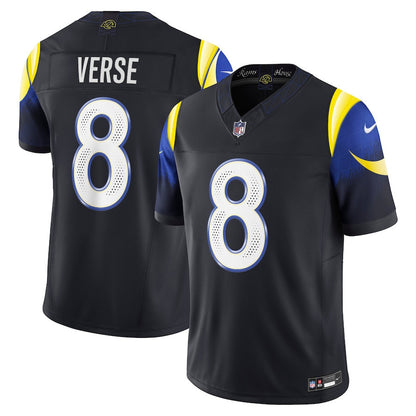 Jared Verse 8 Los Angeles Rams 2025 Rivalries Collection Limited Men Jersey - Midnight Blue