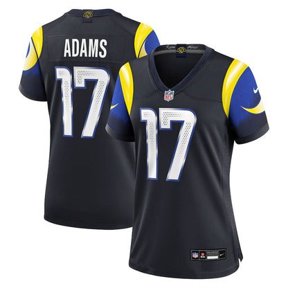 Davante Adams 17 Los Angeles Rams Women's 2025 Rivalries Collection Game Jersey - Midnight Blue