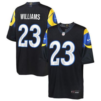 Kyren Williams 23 Los Angeles Rams YOUTH 2025 Rivalries Collection Game Jersey - Midnight Blue