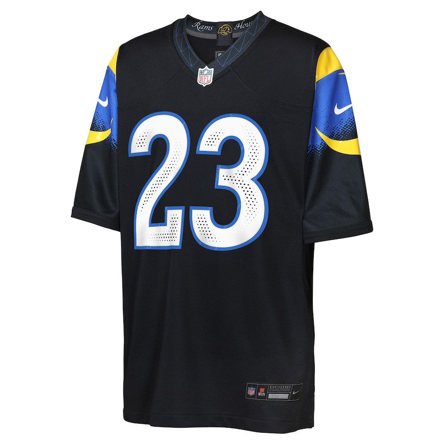 Kyren Williams 23 Los Angeles Rams YOUTH 2025 Rivalries Collection Game Jersey - Midnight Blue