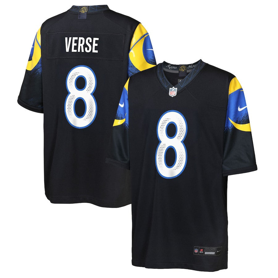 Jared Verse 8 Los Angeles Rams YOUTH 2025 Rivalries Collection Game Jersey - Midnight Blue