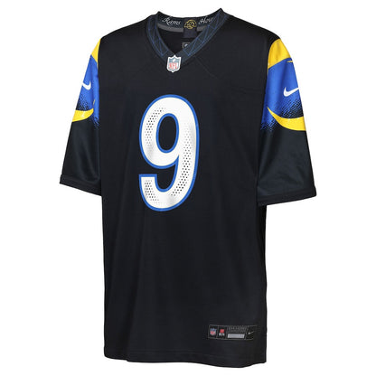 Matthew Stafford 9 Los Angeles Rams YOUTH 2025 Rivalries Collection Game Jersey - Midnight Blue