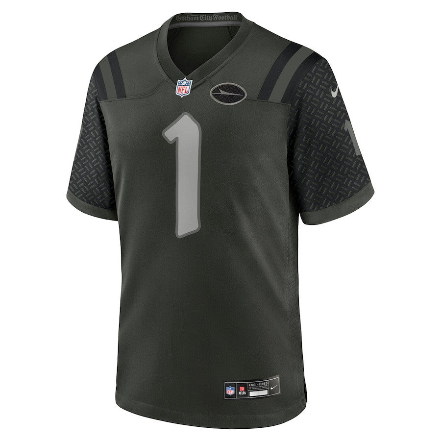 Ahmad Sauce 1 Gardner New York Jets 2025 Rivalries Collection Game Men Jersey - Gotham Green