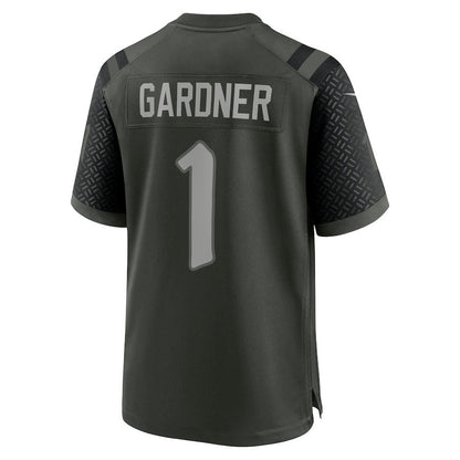 Ahmad Sauce 1 Gardner New York Jets 2025 Rivalries Collection Game Men Jersey - Gotham Green