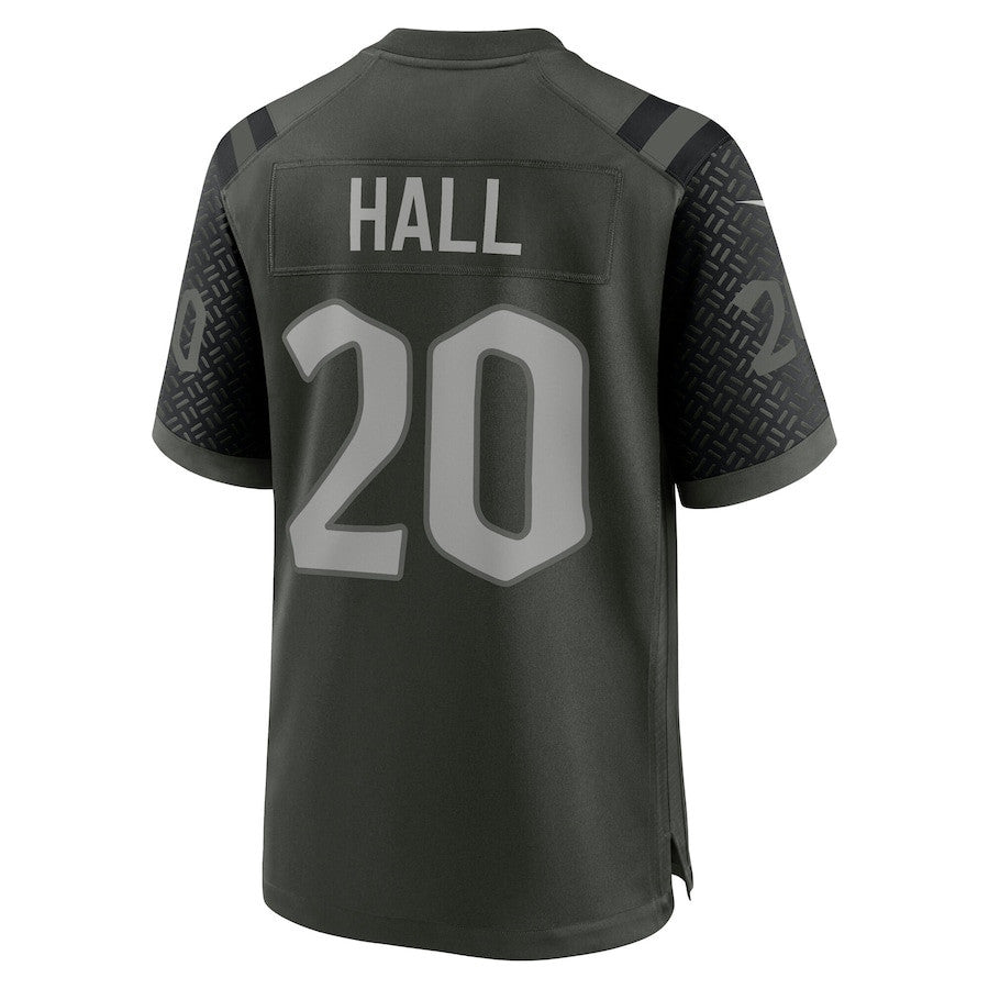 Breece Hall 20 Gardner New York Jets 2025 Rivalries Collection Game Men Jersey - Gotham Green