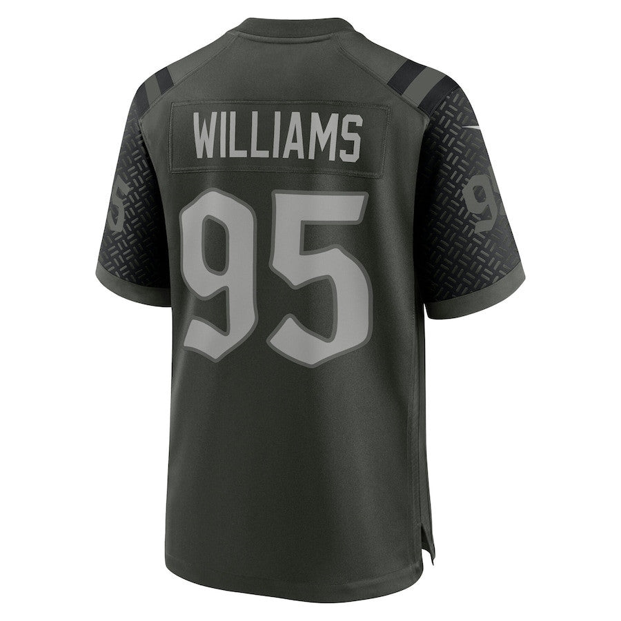Quinnen Williams 95 Gardner New York Jets 2025 Rivalries Collection Game Men Jersey - Gotham Green