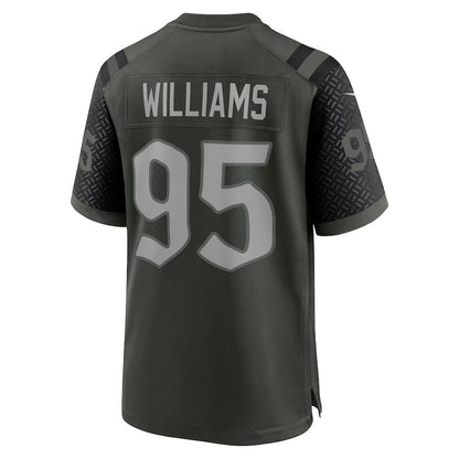 Quinnen Williams 95 Gardner New York Jets 2025 Rivalries Collection Game Men Jersey - Gotham Green