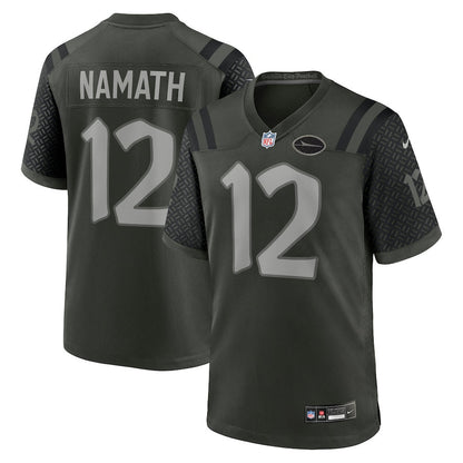 Joe Namath 12 Gardner New York Jets 2025 Rivalries Collection Game Men Jersey - Gotham Green
