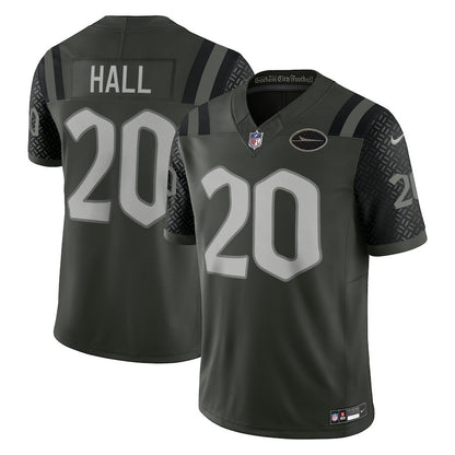 Breece Hall 20 New York Jets 2025 Rivalries Collection Limited Men Jersey - Gotham Green