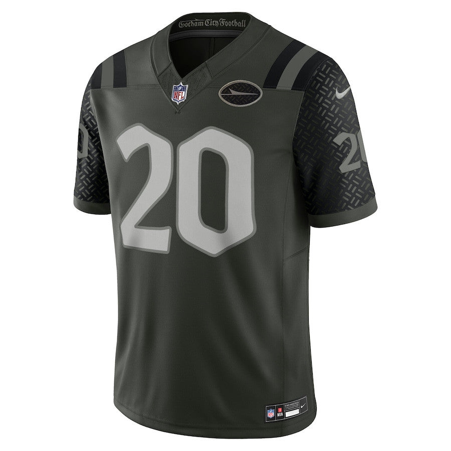 Breece Hall 20 New York Jets 2025 Rivalries Collection Limited Men Jersey - Gotham Green