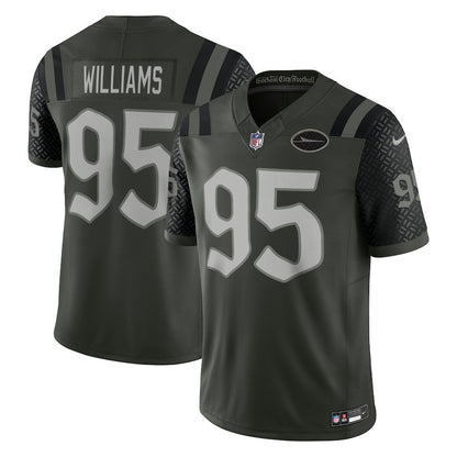 Quinnen Williams 95 New York Jets 2025 Rivalries Collection Limited Men Jersey - Gotham Green