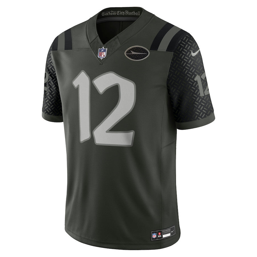 Joe Namath 12 New York Jets 2025 Rivalries Collection Limited Men Jersey - Gotham Green