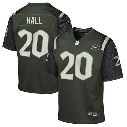 Breece Hall 20 New York Jets YOUTH 2025 Rivalries Collection Game Jersey - Gotham Green