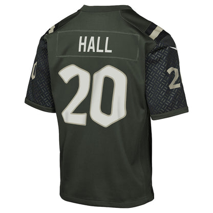 Breece Hall 20 New York Jets YOUTH 2025 Rivalries Collection Game Jersey - Gotham Green