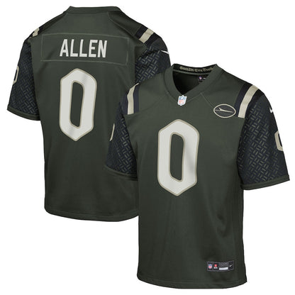 Braelon Allen 0 New York Jets YOUTH 2025 Rivalries Collection Game Jersey - Gotham Green