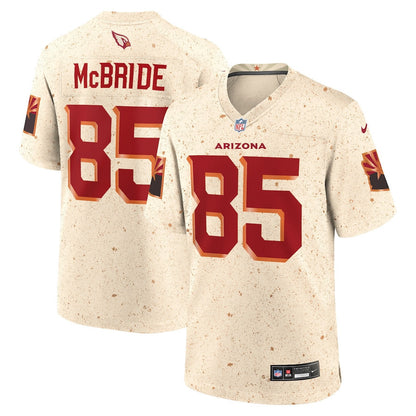Trey McBride 85 Arizona Cardinals 2025 Rivalries Collection Game Men Jersey - Natural