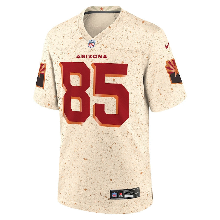 Trey McBride 85 Arizona Cardinals 2025 Rivalries Collection Game Men Jersey - Natural