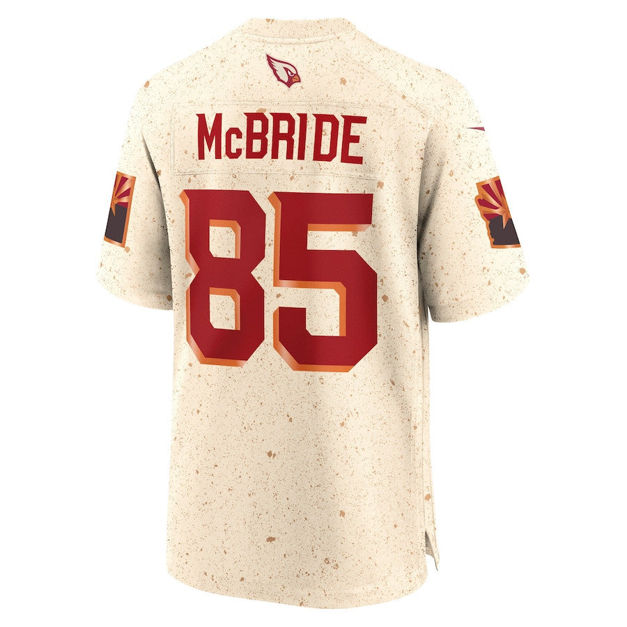 Trey McBride 85 Arizona Cardinals 2025 Rivalries Collection Game Men Jersey - Natural