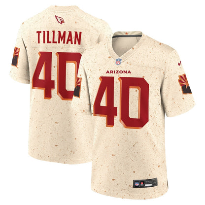 Pat Tillman 40 Arizona Cardinals 2025 Rivalries Collection Game Men Jersey - Natural