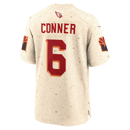 James Conner 6 Arizona Cardinals 2025 Rivalries Collection Game Men Jersey - Natural