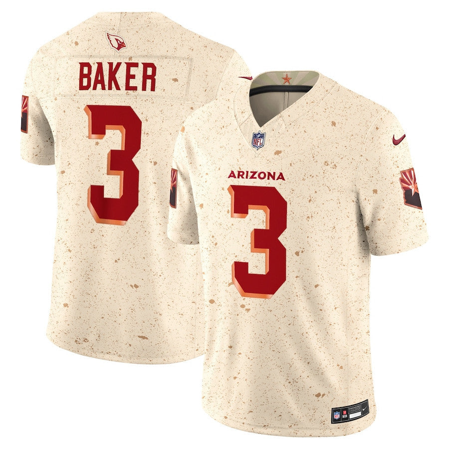 Budda Baker 3 Arizona Cardinals 2025 Rivalries Collection Limited Men Jersey - Natural