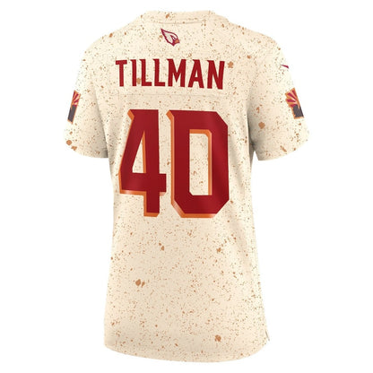 Pat Tillman 40 Arizona Cardinals Women's 2025 Rivalries Collection Game Jersey - Natural