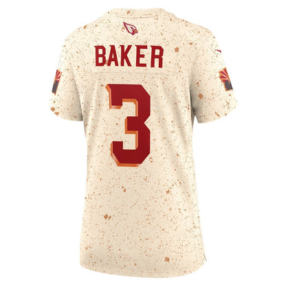 Budda Baker 3 Arizona Cardinals Women's 2025 Rivalries Collection Game Jersey - Natural