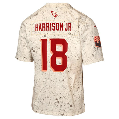 Marvin Harrison Jr. 18 Arizona Cardinals YOUTH 2025 Rivalries Collection Game Jersey - Natural