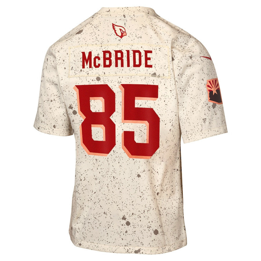 Trey McBride 85 Arizona Cardinals YOUTH 2025 Rivalries Collection Game Jersey - Natural