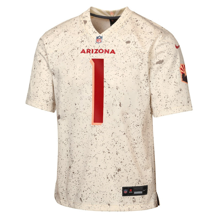 Kyler Murray 1 Arizona Cardinals YOUTH 2025 Rivalries Collection Game Jersey - Natural