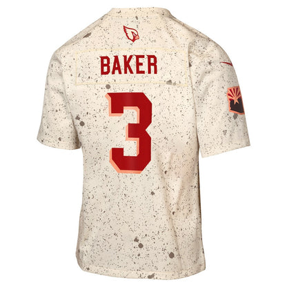 Budda Baker 3 Arizona Cardinals YOUTH 2025 Rivalries Collection Game Jersey - Natural