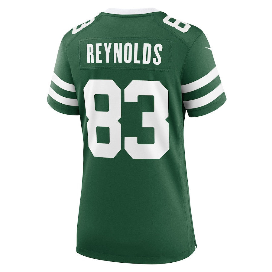 Josh Reynolds 83 New York Jets Women's Team Game Jersey - Legacy Green