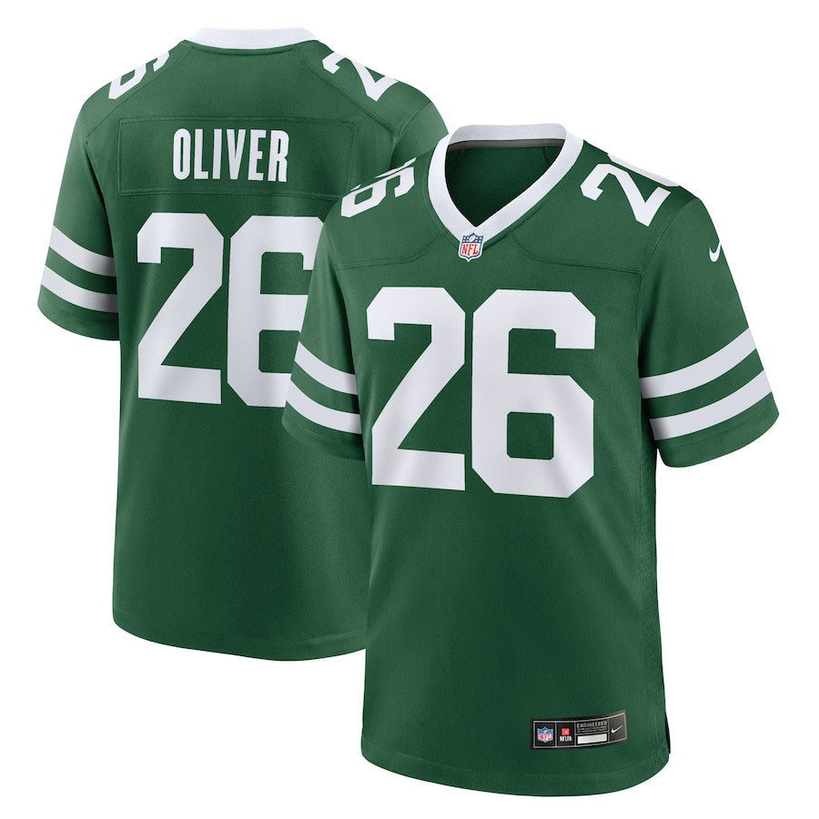 Isaiah Oliver 26 New York Jets Team Game Men Jersey - Legacy Green
