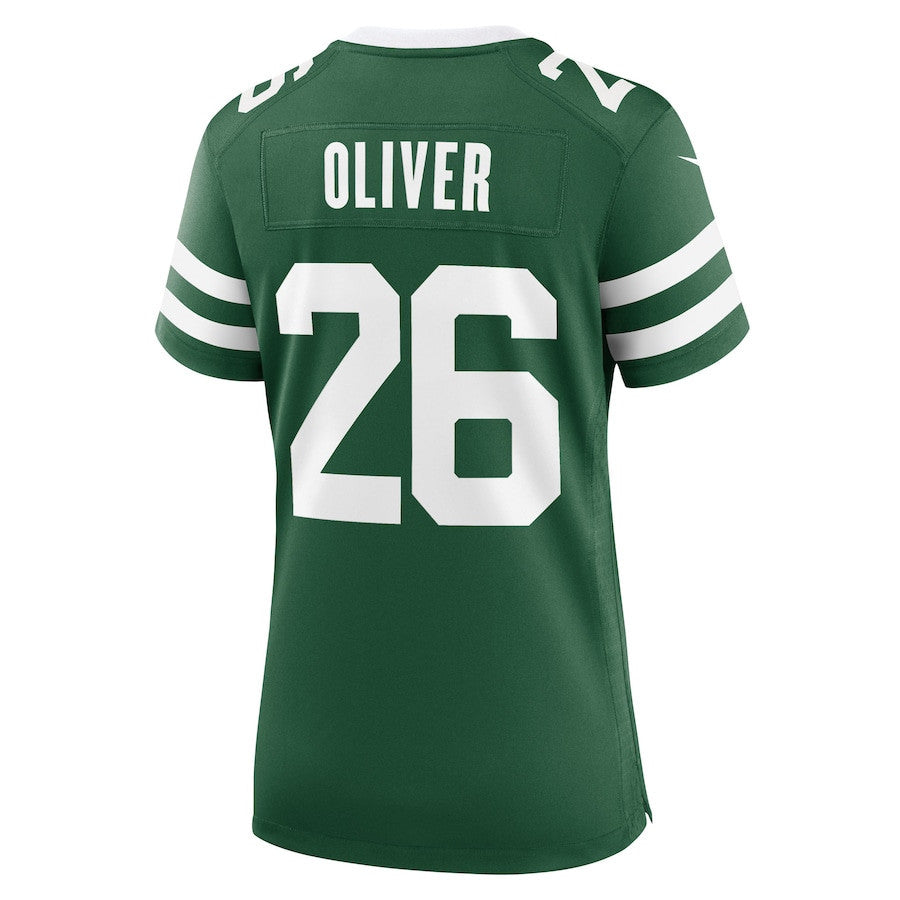 Isaiah Oliver 26 New York Jets Women's Team Game Jersey - Legacy Green