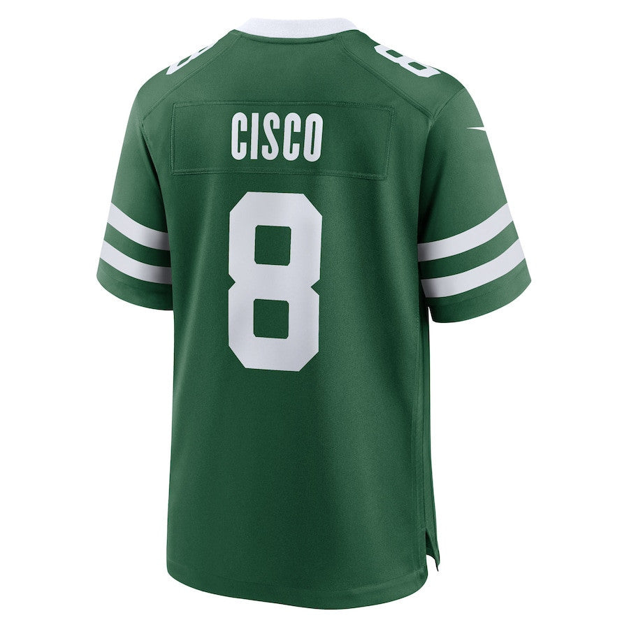 Andre Cisco 8 New York Jets Team Game Men Jersey - Legacy Green