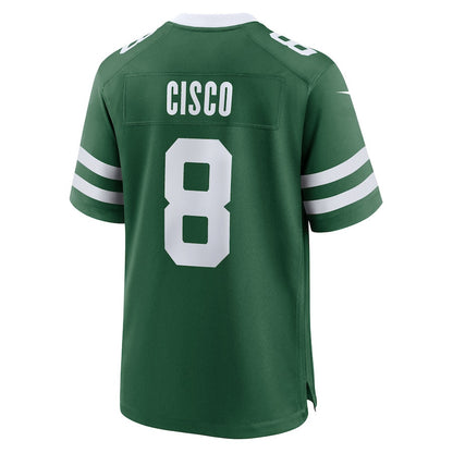 Andre Cisco 8 New York Jets Team Game Men Jersey - Legacy Green