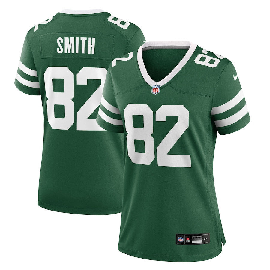 Arian Smith 82 New York Jets Women's Team Game Jersey - Legacy Green