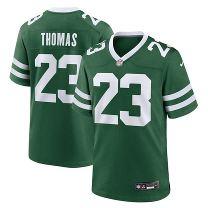 Azareye'h Thomas 23 New York Jets Team Game Men Jersey - Legacy Green