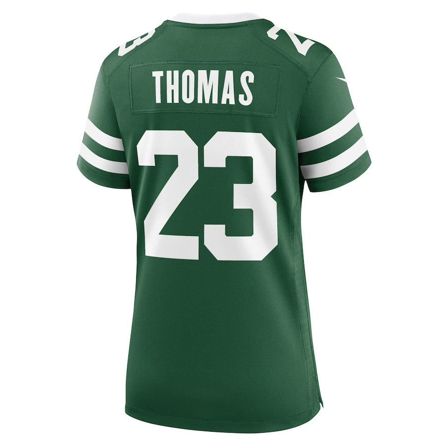 Azareye'h Thomas 23 New York Jets Women's Team Game Jersey - Legacy Green