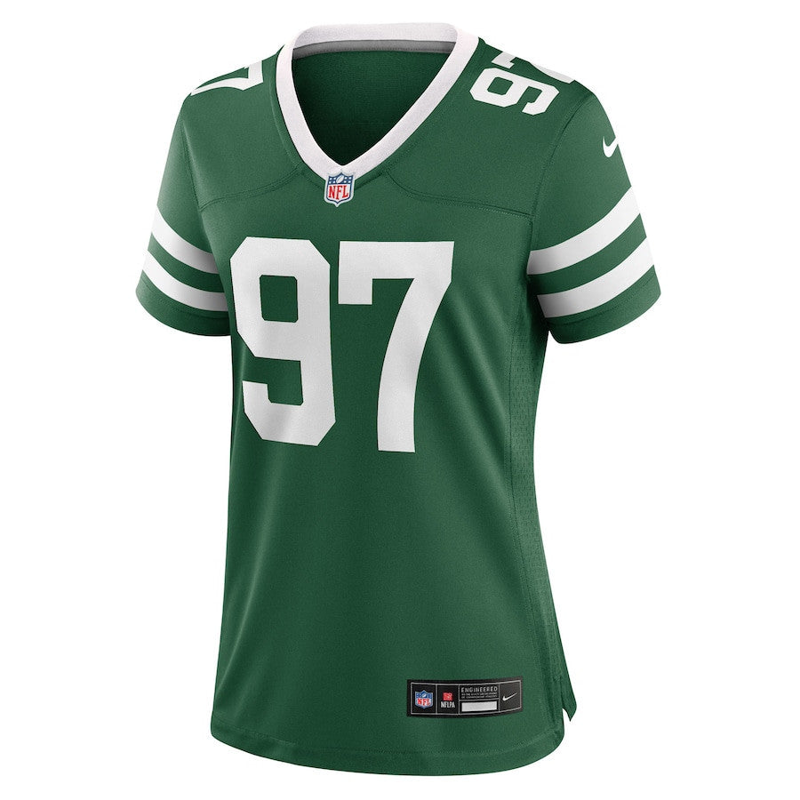 Harrison Phillips 97 New York Jets Women's Team Game Jersey - Legacy Green