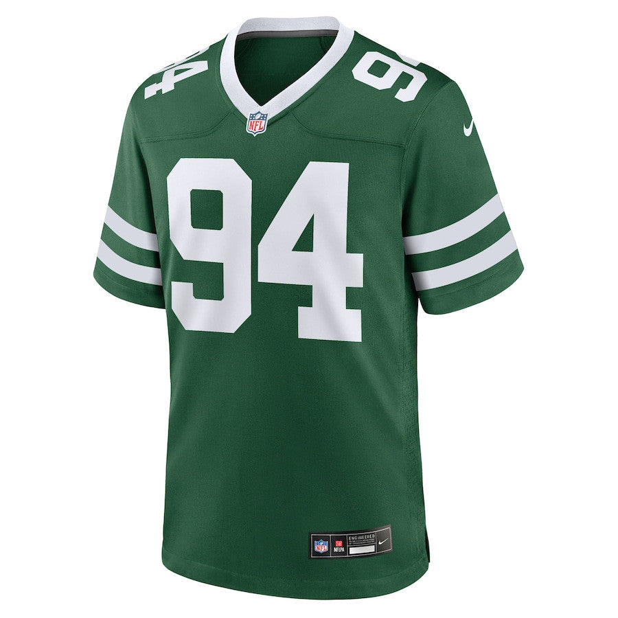 Tyler Baron 94 New York Jets Team Game Men Jersey - Legacy Green