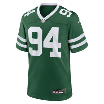 Tyler Baron 94 New York Jets Team Game Men Jersey - Legacy Green