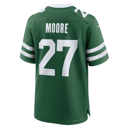 Malachi Moore 27 New York Jets Team Game Men Jersey - Legacy Green