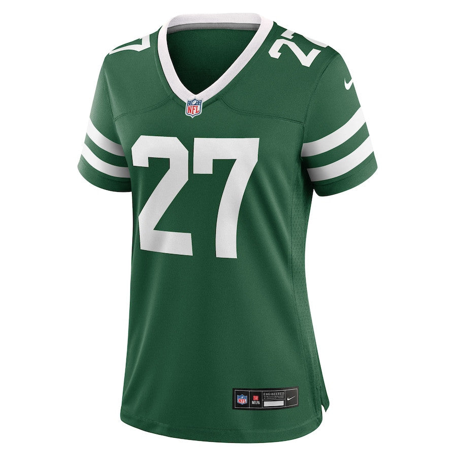 Malachi Moore 27 New York Jets Women's Team Game Jersey - Legacy Green
