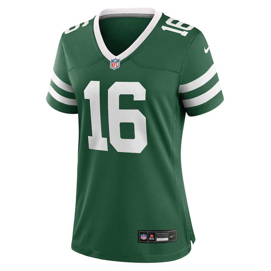 Tyler Johnson 16 New York Jets Women's Team Game Jersey - Legacy Green