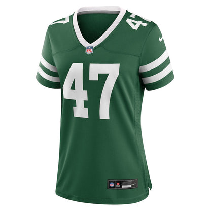 Andrew Beck 47 New York Jets Women's Team Game Jersey - Legacy Green